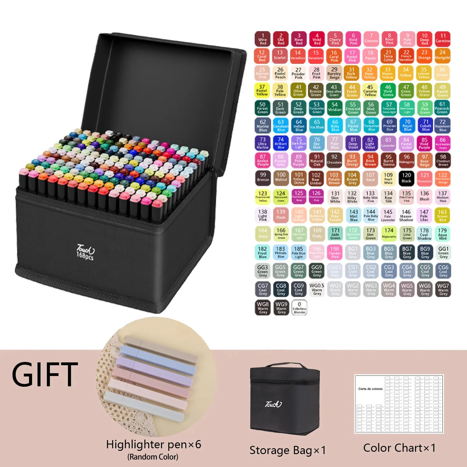 Pennarelli da disegno a doppia punta, pennarelli permanenti per schizzi artistici e alcolici.