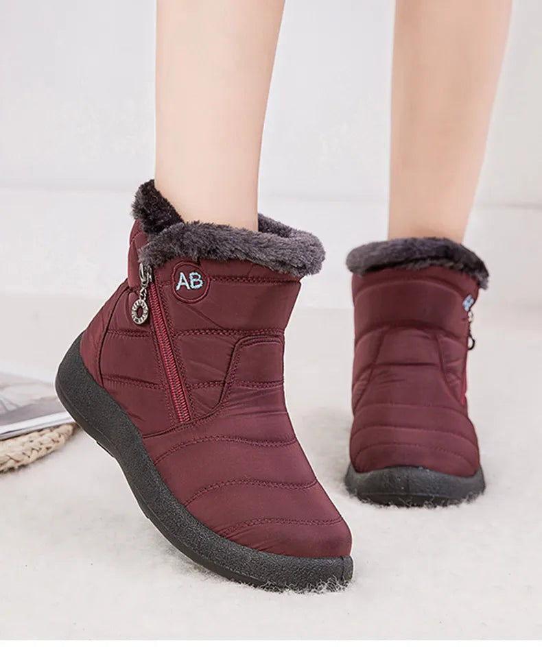 Women's Boots Women's Ankle Boots With Fur Winter