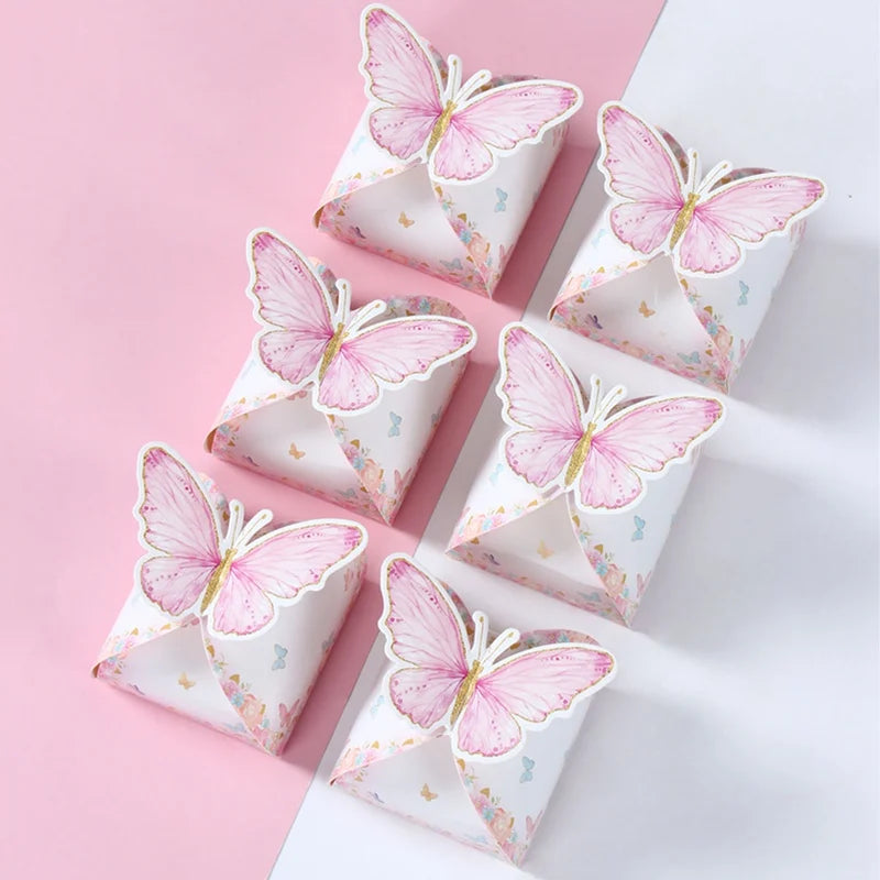 Gift Box Butterfly Paper Cut