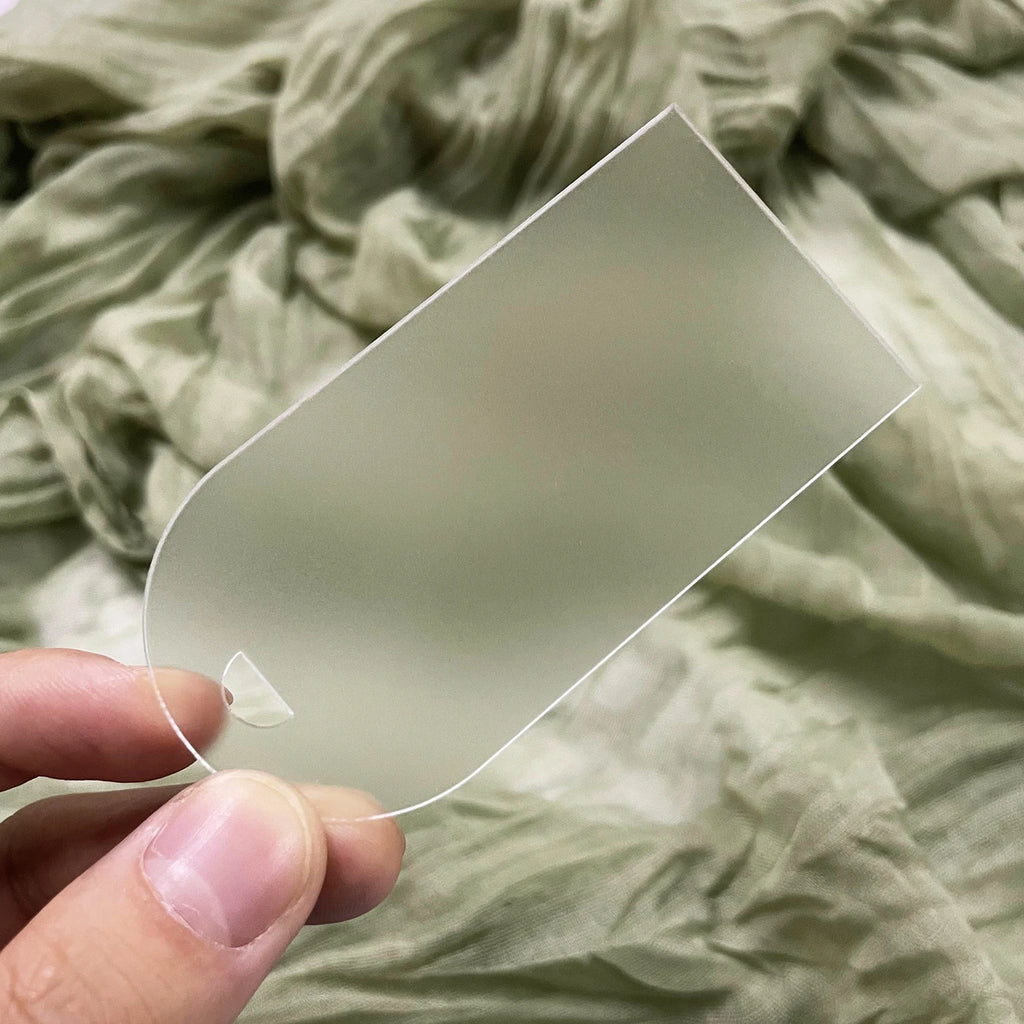 Tarjeta de lugar de boda de acrílico con arco de etiqueta de nombre de acrílico esmerilado, 10/20/50 piezas