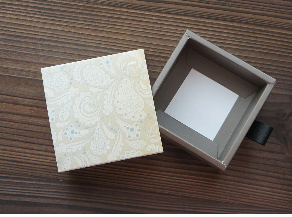 Elegant Blue Yellow Flower Pattern 3 Size 10 Set Gifts Packing