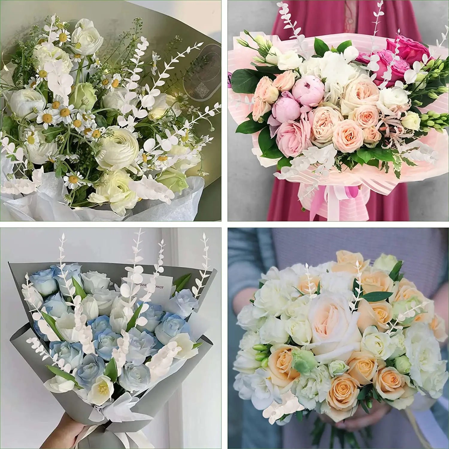 Pianta finta di eucalipto artificiale Silver Dollar Greenery.