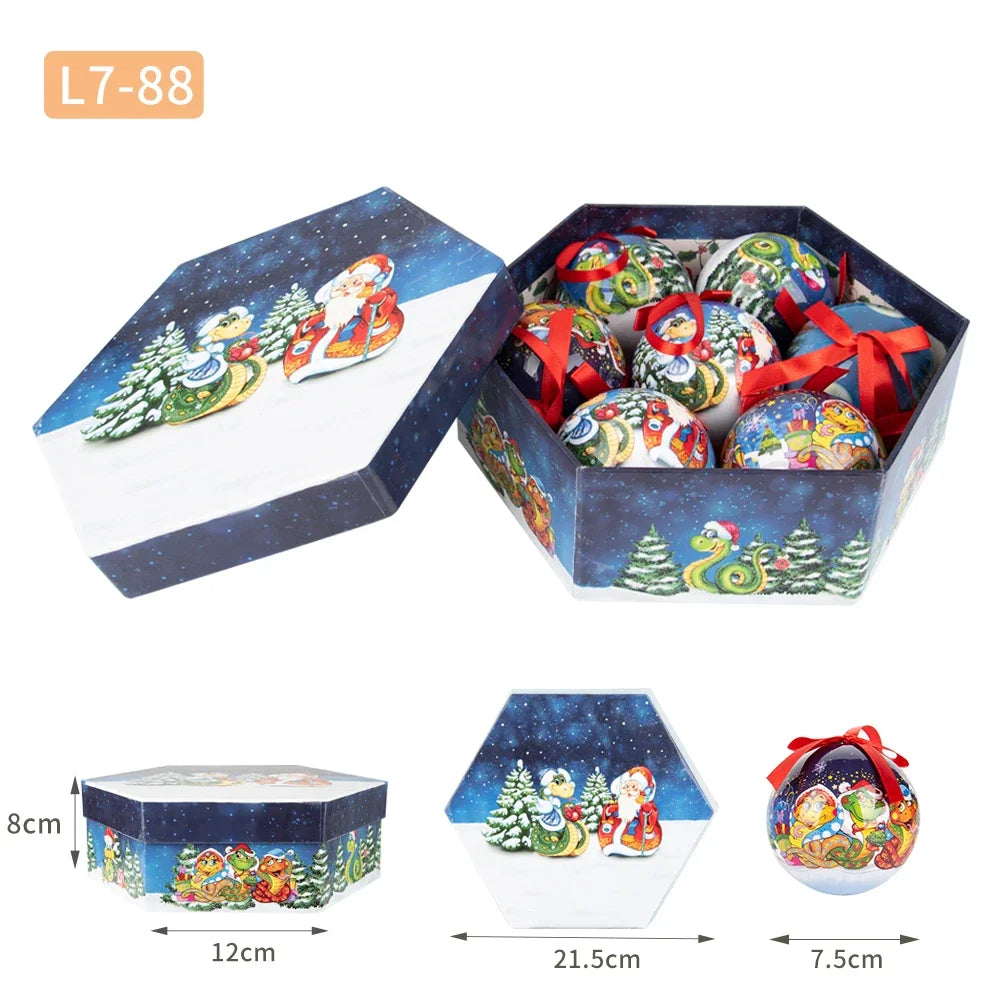 Bolas de Navidad, colgantes de Navidad, adornos para árbol, bolas multicolores, juego de decoraciones para fiestas en el hogar, Navidad, bolas de decoración navideña