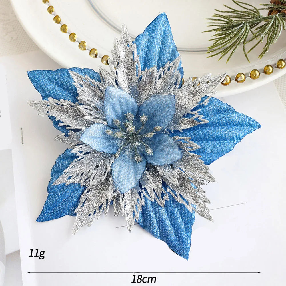 Accesorios de corona de flores artificiales de Navidad 1 pieza