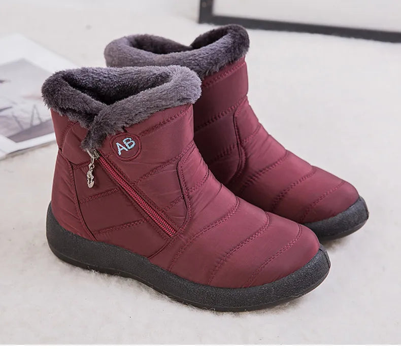 Women's Boots Women's Ankle Boots With Fur Winter