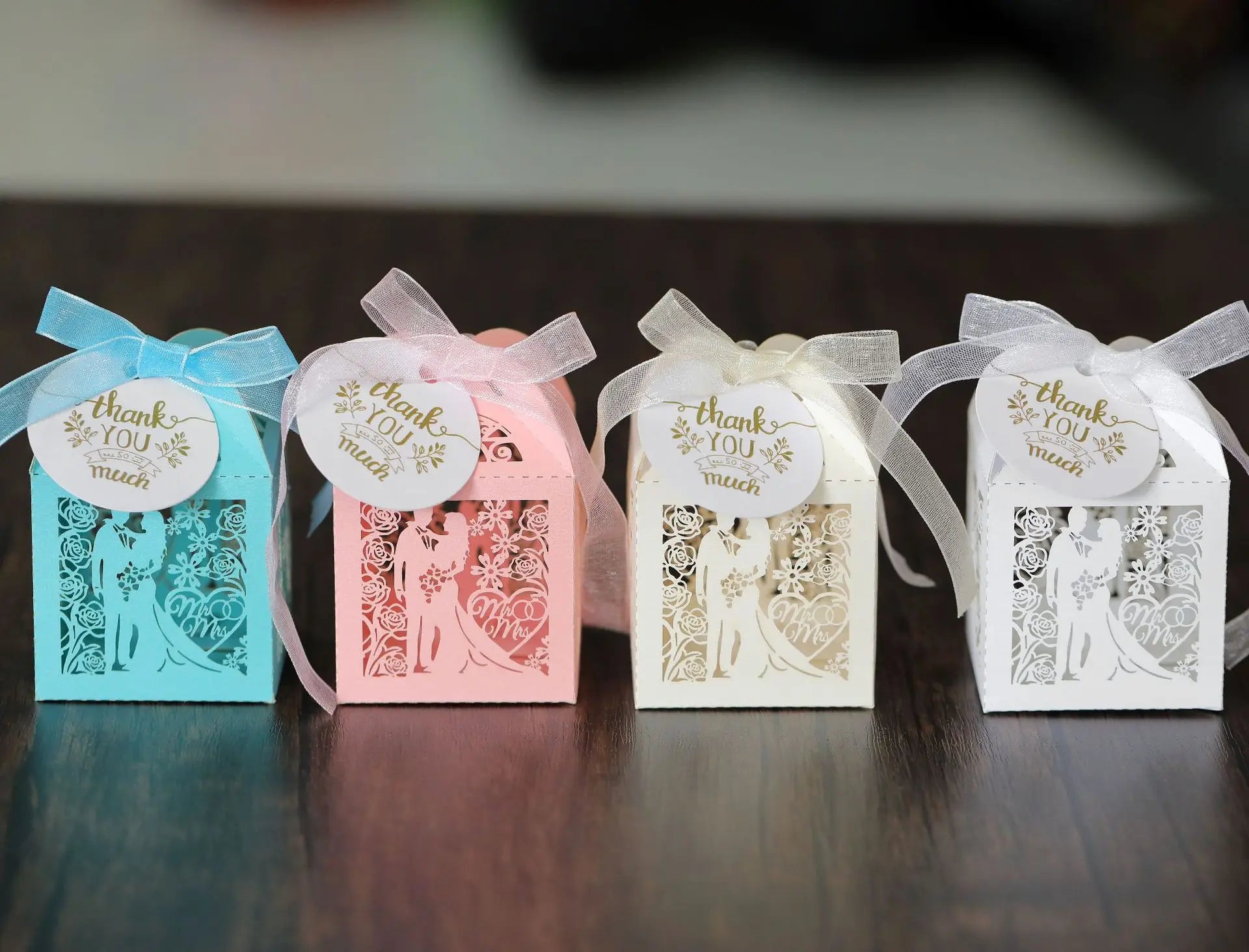 Candy Packaging Boxes for any Event Gift Box with Ribbons
