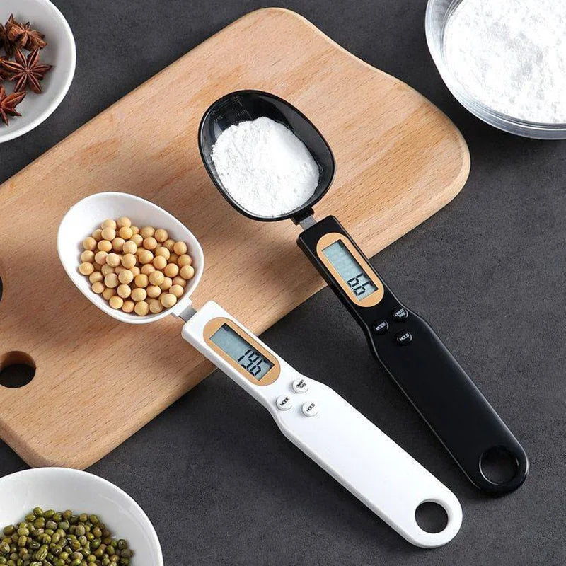 Mini bilancia digitale da cucina con cucchiaio, bilancia elettronica LCD per alimenti. Confezione singola o doppia.