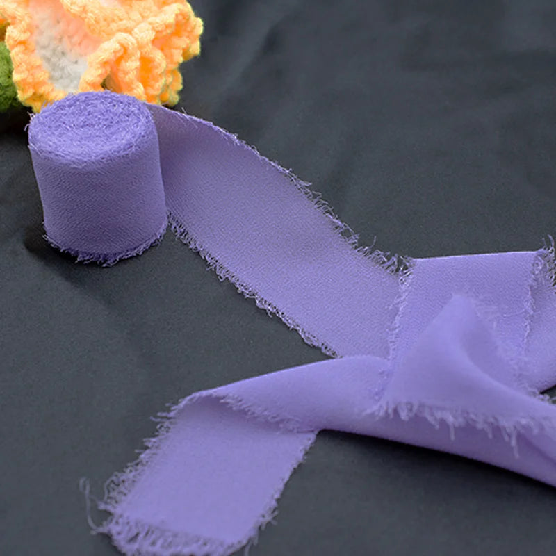 Cinta de encaje Cinta de gasa Cinta de seda Flores