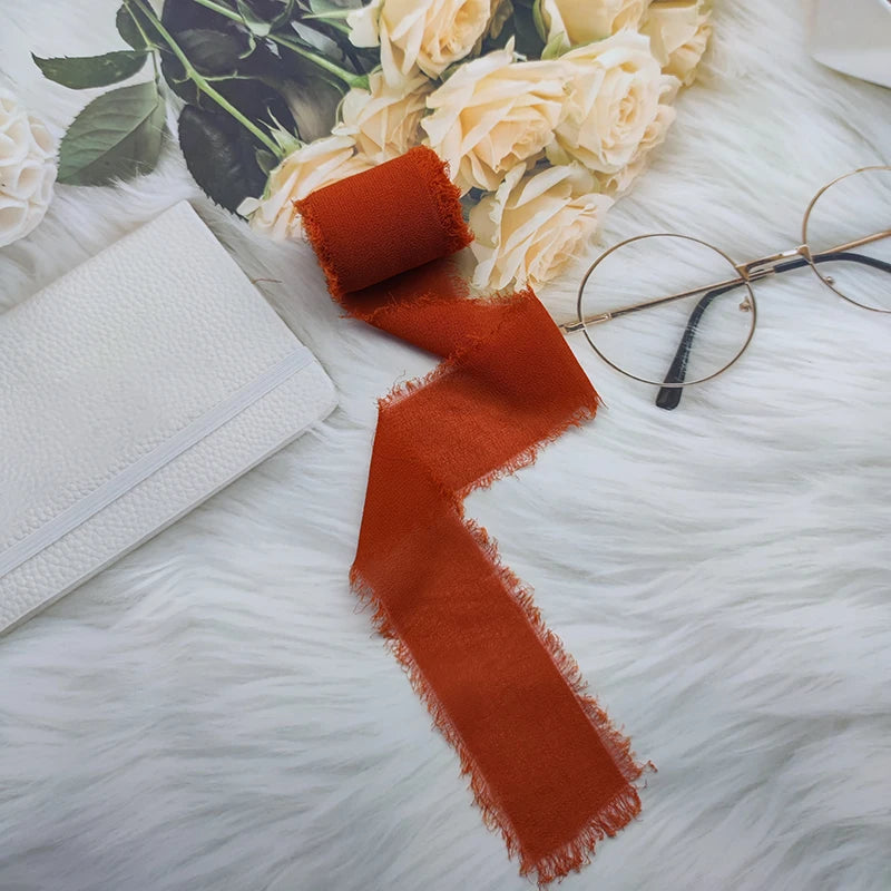 Cinta de encaje Cinta de gasa Cinta de seda Flores