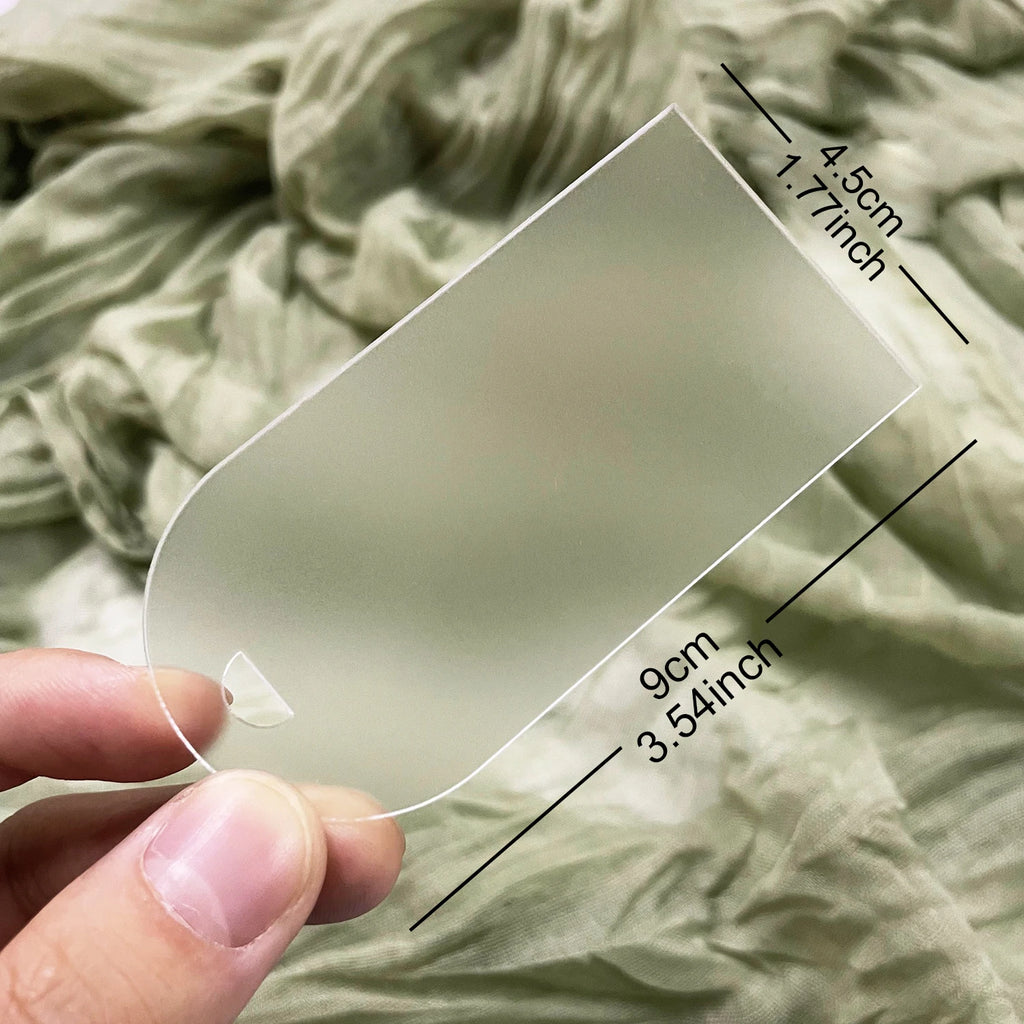 Tarjeta de lugar de boda de acrílico con arco de etiqueta de nombre de acrílico esmerilado, 10/20/50 piezas