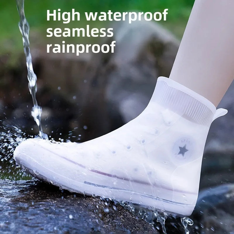 Lightweight Thick Wear-resistant Silicone Rain Shoe Covers Travel