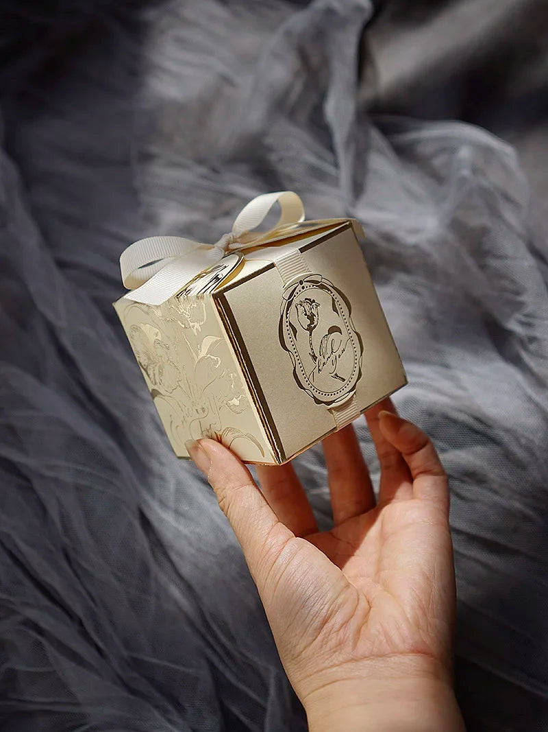 Tulips Flower Candy Box Gift Cardboard Boxes.