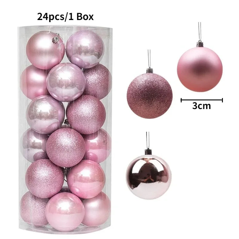 Palline di Natale 36 pezzi 3 cm Decorazione 2025 PREZZO ECCEZIONALE!