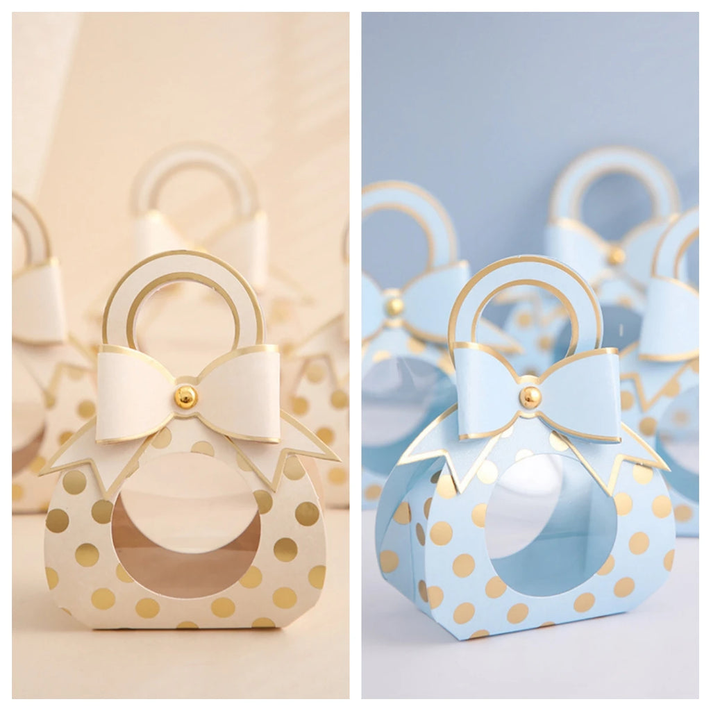 Bolsa de dulces creativa estilo chupete, caja de chocolate para recuerdos de boda. 50 unidades.