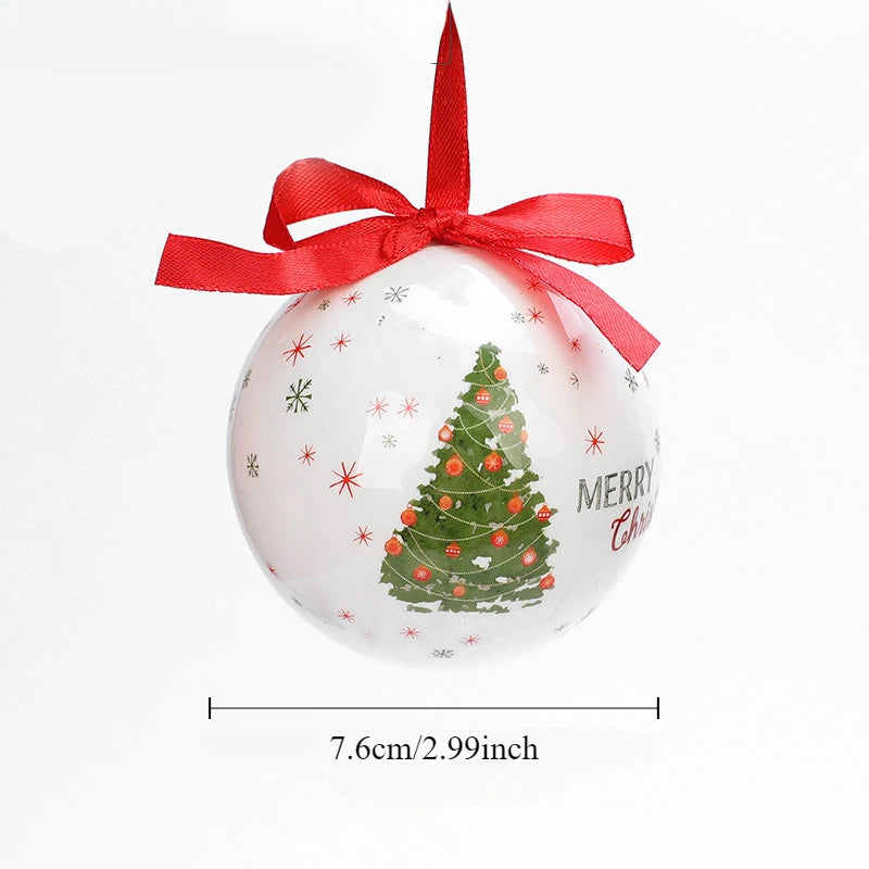 Colgante decorativo de bolas navideñas para el festivo árbol de Navidad.