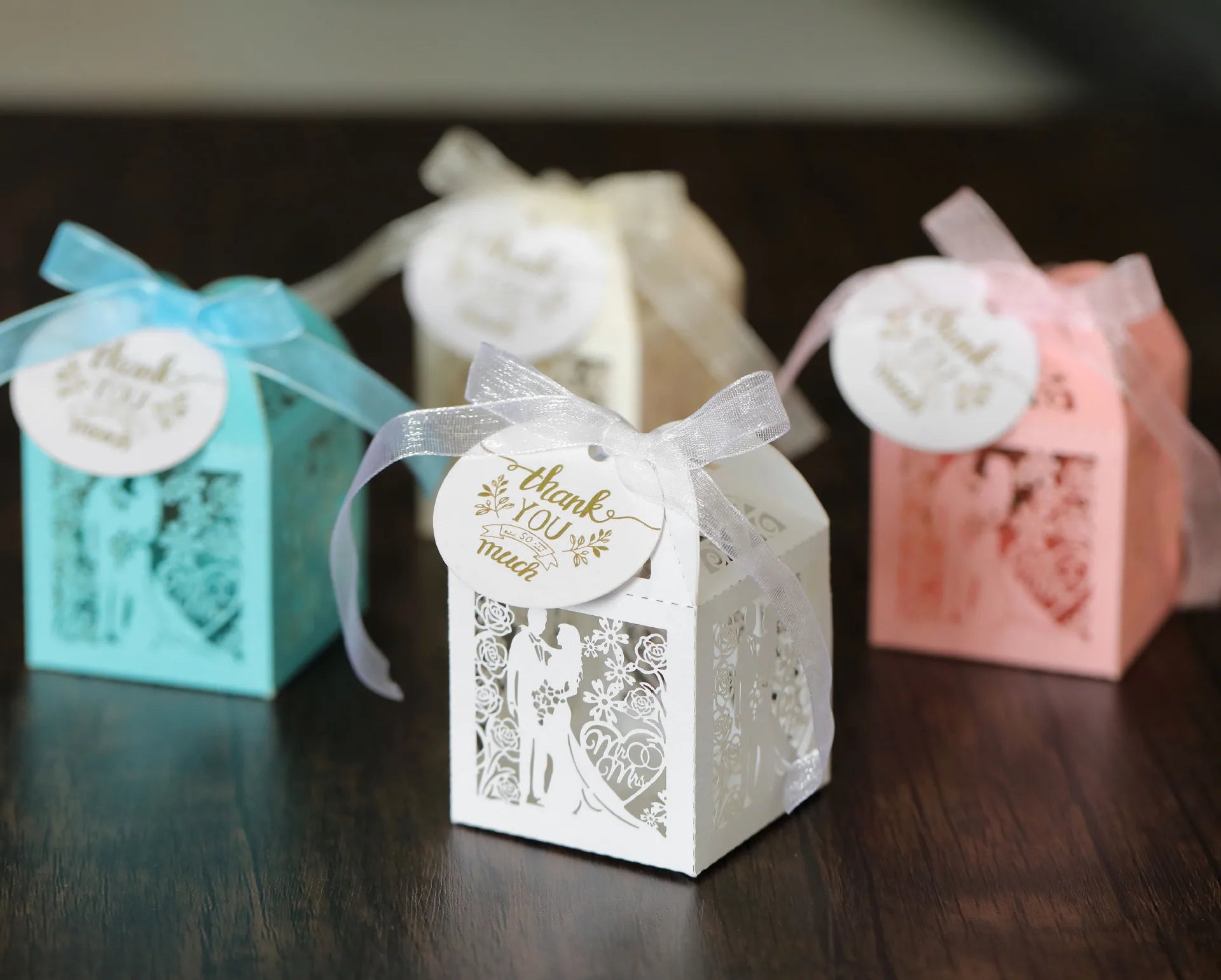 Candy Packaging Boxes for any Event Gift Box with Ribbons