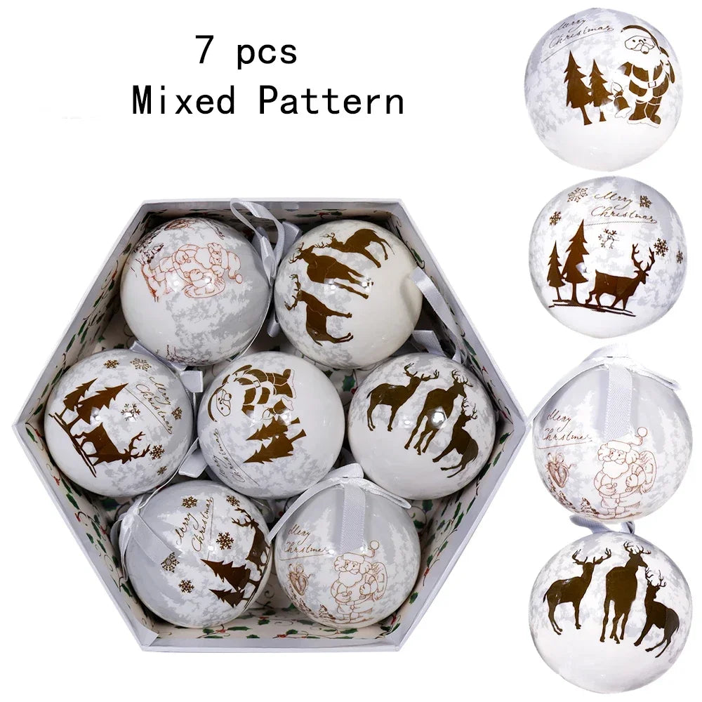 Bolas de Navidad, colgantes de Navidad, adornos para árbol, bolas multicolores, juego de decoraciones para fiestas en el hogar, Navidad, bolas de decoración navideña