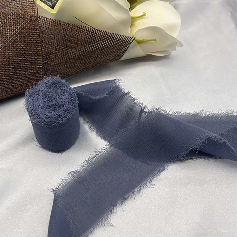 Cinta de encaje Cinta de gasa Cinta de seda Flores