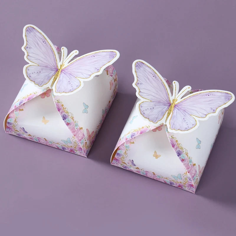 Gift Box Butterfly Paper Cut