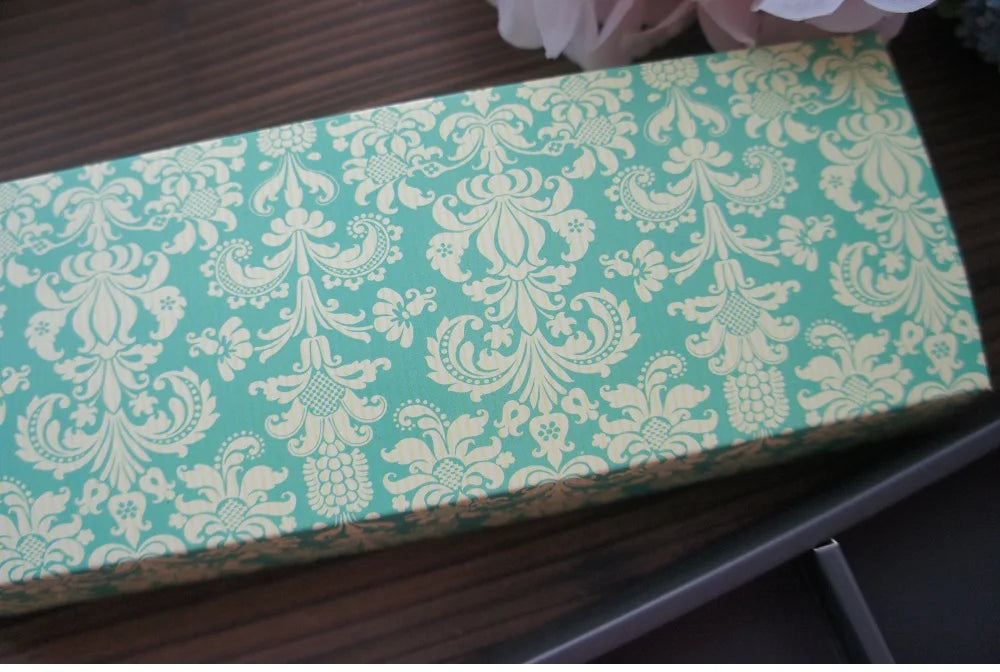 Elegant Blue Yellow Flower Pattern 3 Size 10 Set Gifts Packing