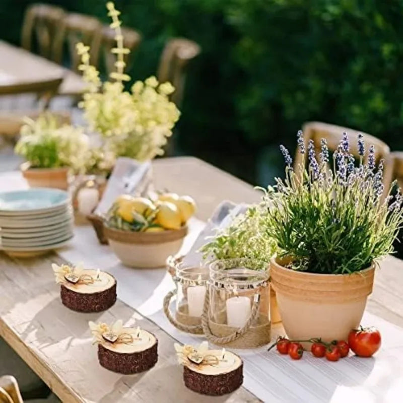 Guest Gift Candles Wedding Wooden Tealight Candle Holders 10/15/20 Pieces Gifts Party Favors