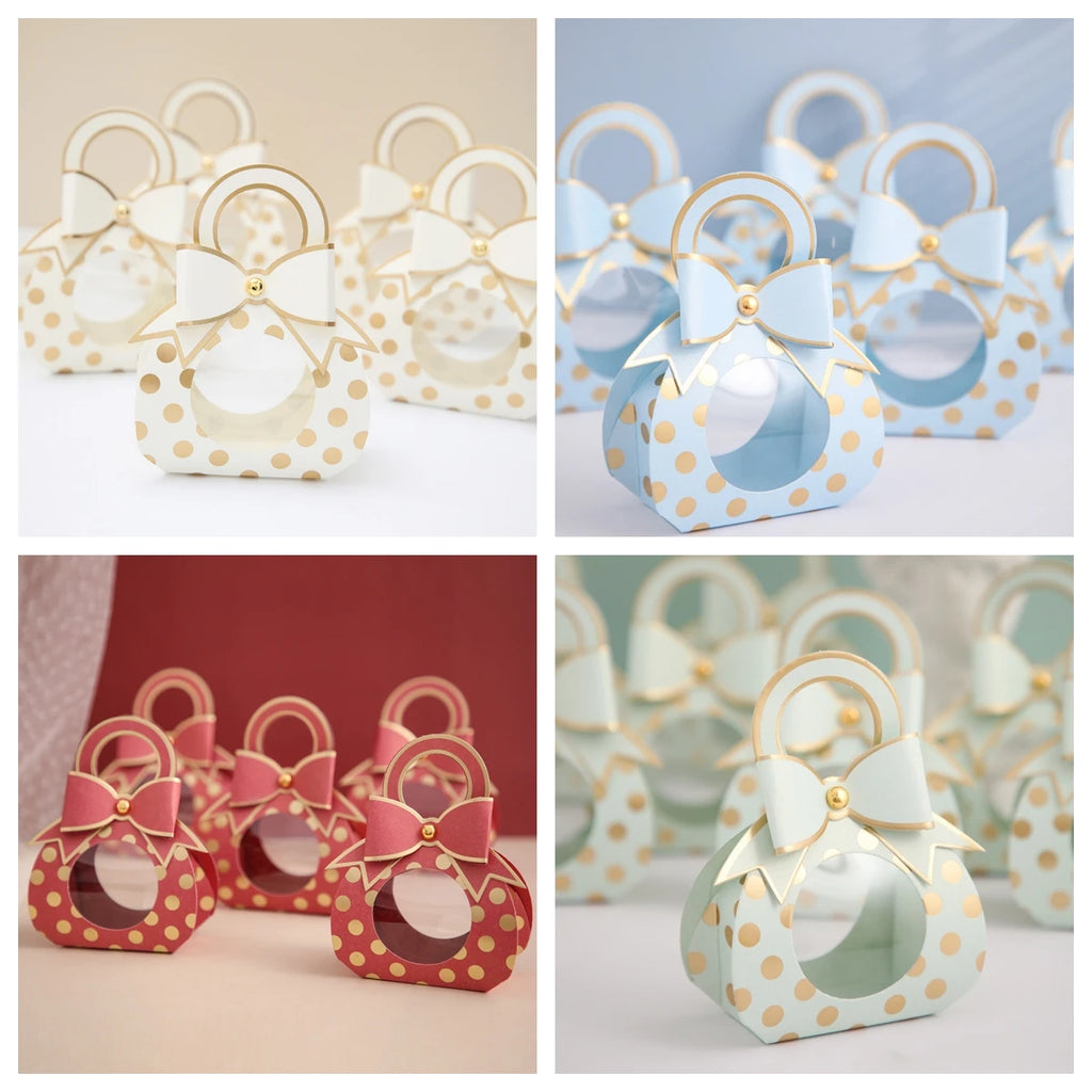 Bolsa de dulces creativa estilo chupete, caja de chocolate para recuerdos de boda. 50 unidades.