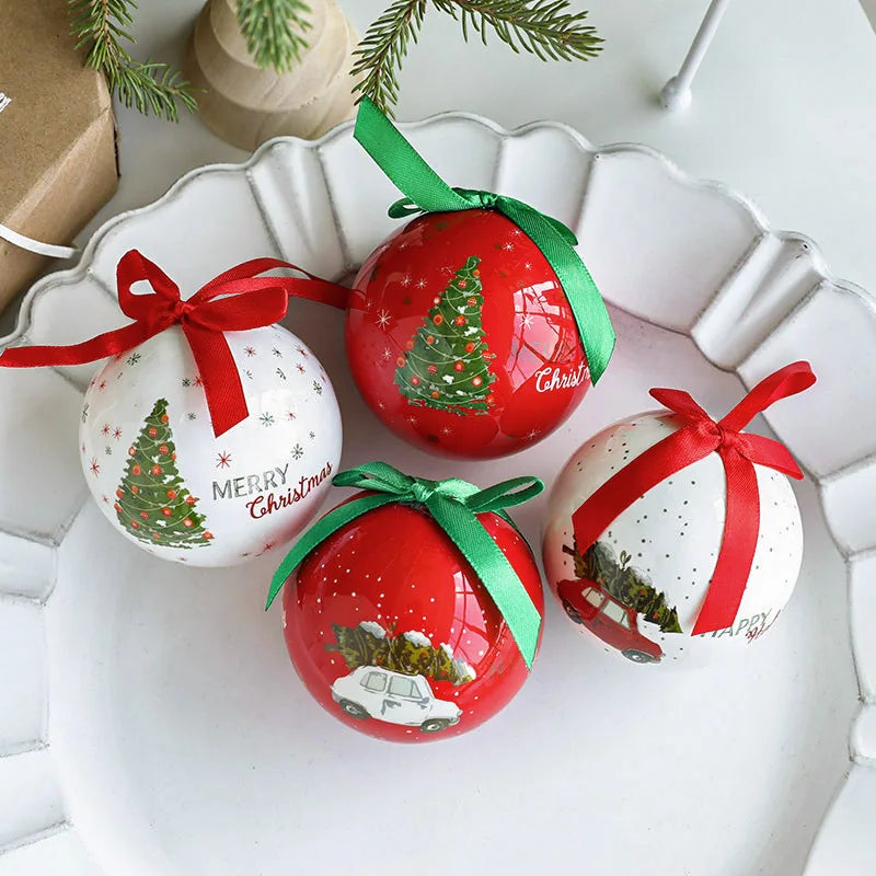 Colgante decorativo de bolas navideñas para el festivo árbol de Navidad.
