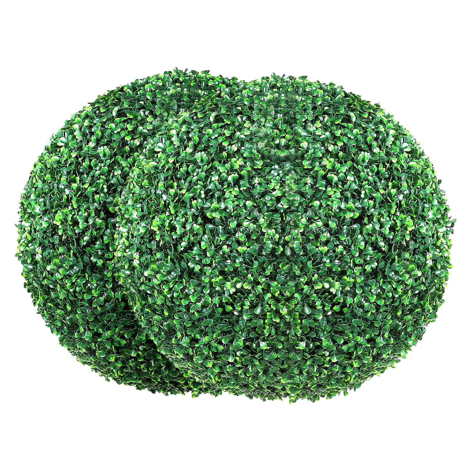 Artificial Topiaries Boxwood Trees 16/20" Tall 2Pcs Ball-Shape.