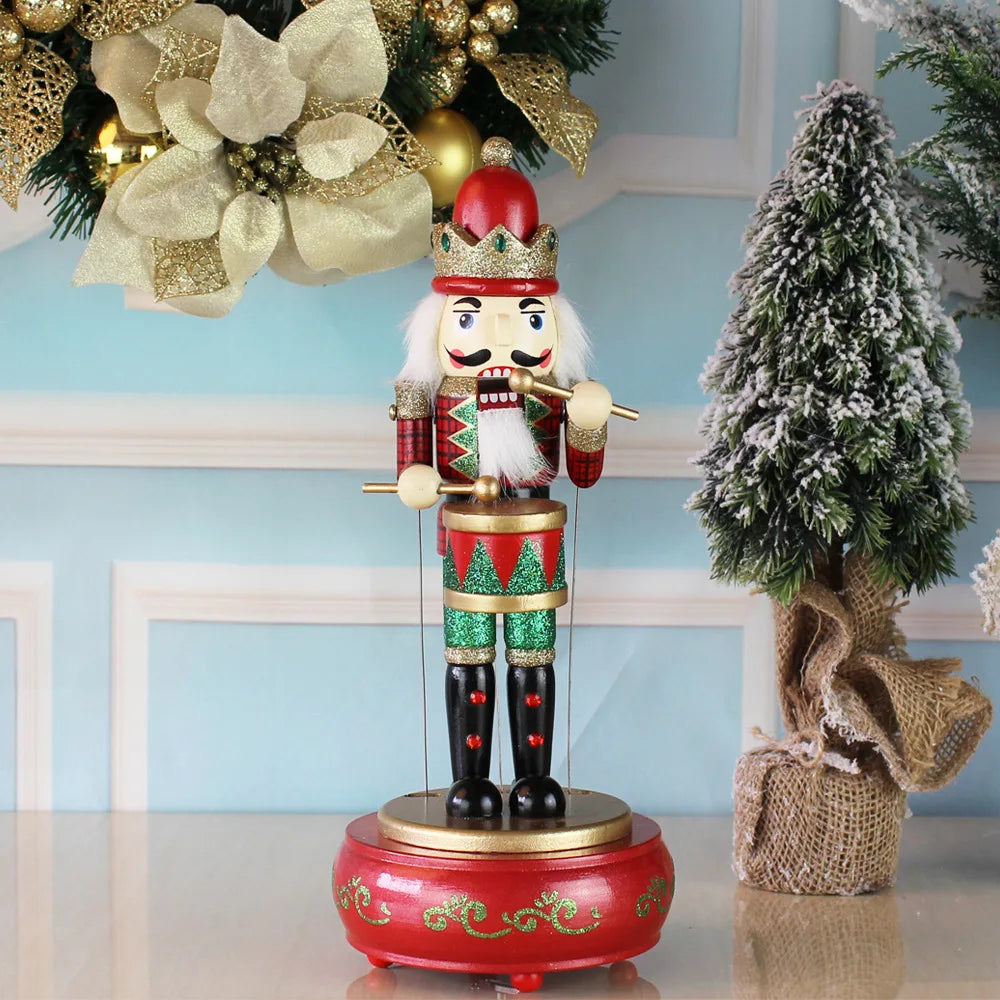 Nutcracker Round Base Wooden Soldier 36CM