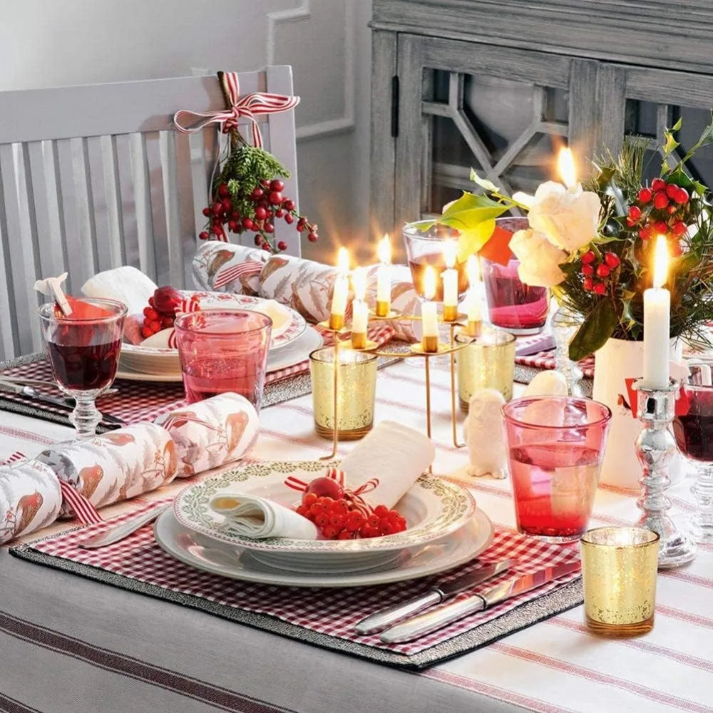 Mercury Glass Tealight Candle Holders