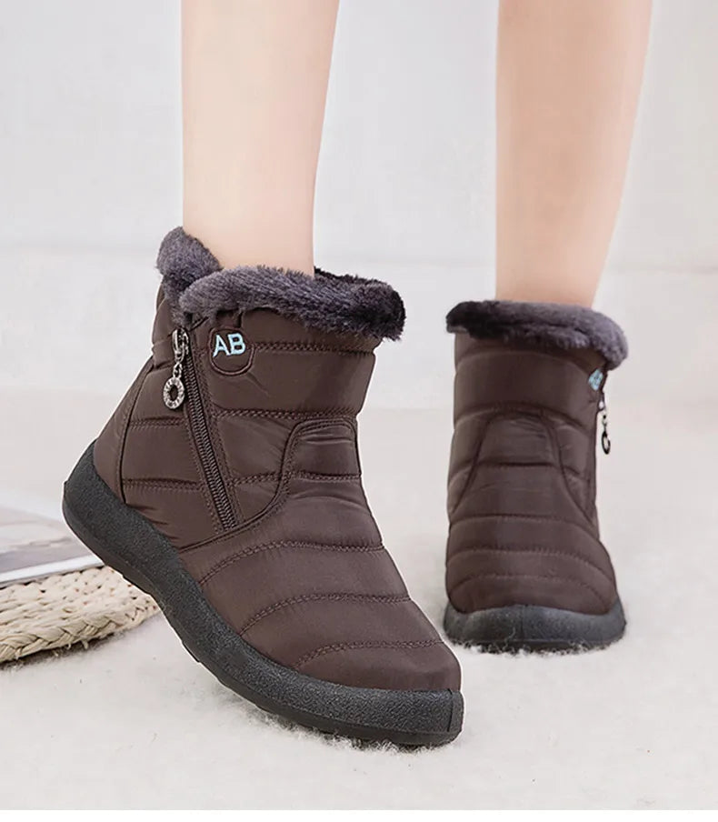 Women's Boots Women's Ankle Boots With Fur Winter