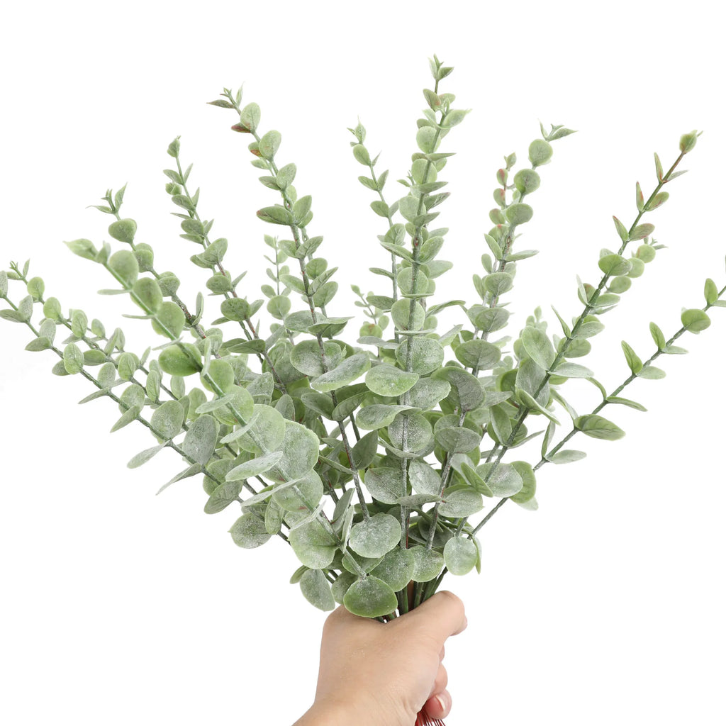 Pianta finta di eucalipto artificiale Silver Dollar Greenery.