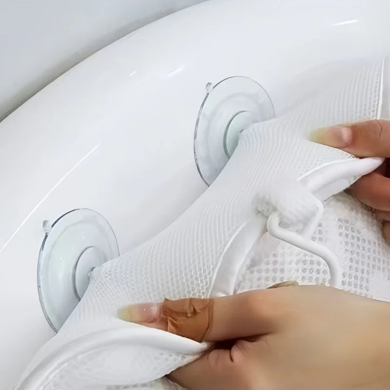 Cuscino per collo, schiena, poggiatesta, bagno, cuscino antiscivolo