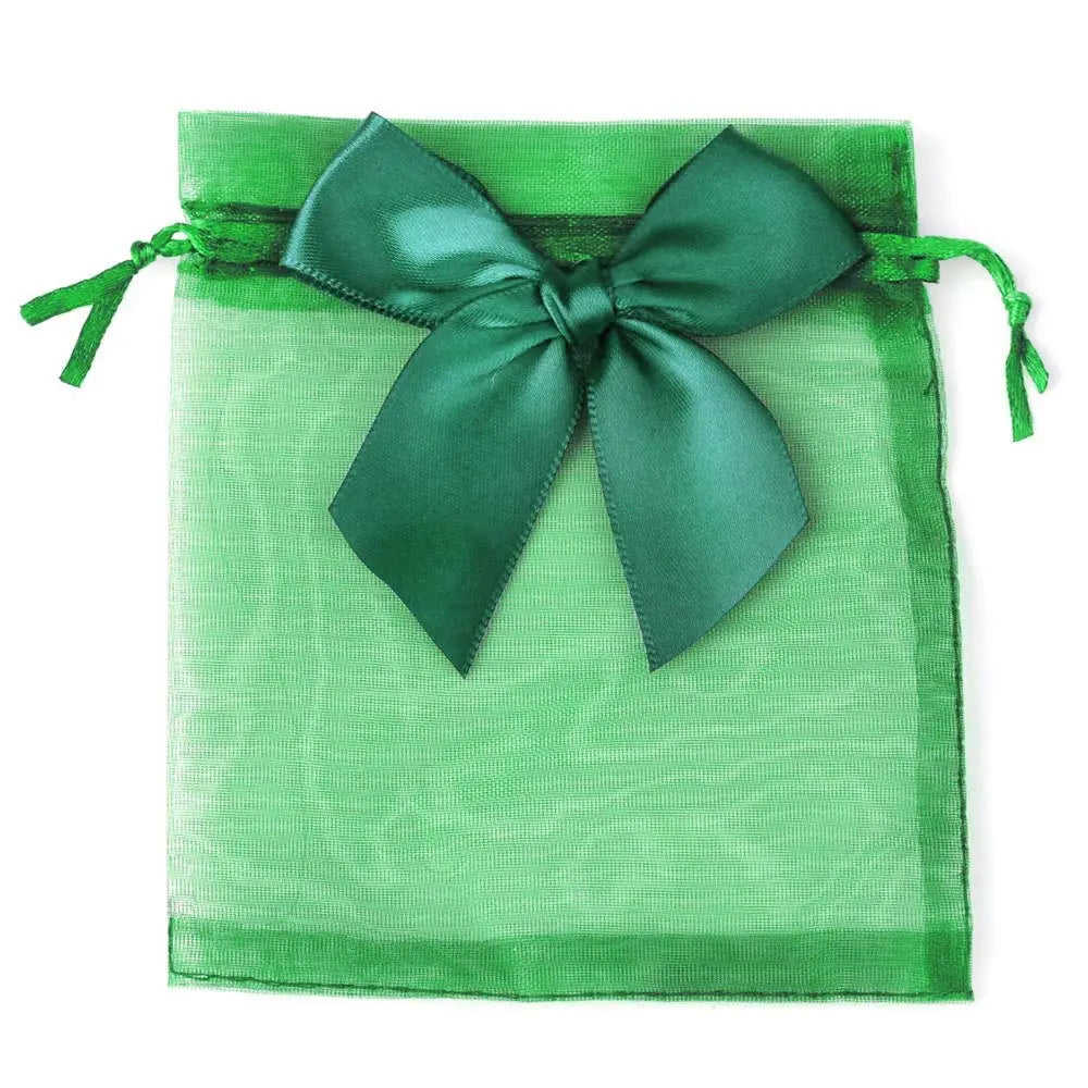 Organza Gift Bag Bow knot Drawstring Pouch.