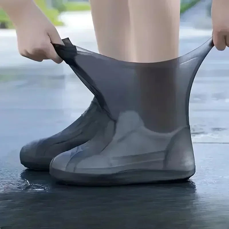 Lightweight Thick Wear-resistant Silicone Rain Shoe Covers Travel