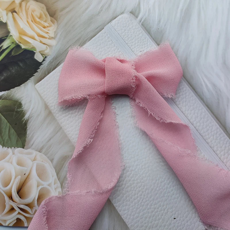 Cinta de encaje Cinta de gasa Cinta de seda Flores