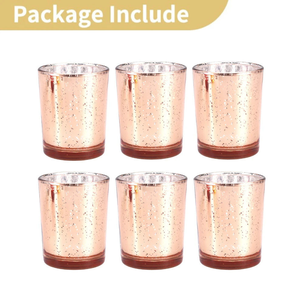 Mercury Glass Tealight Candle Holders