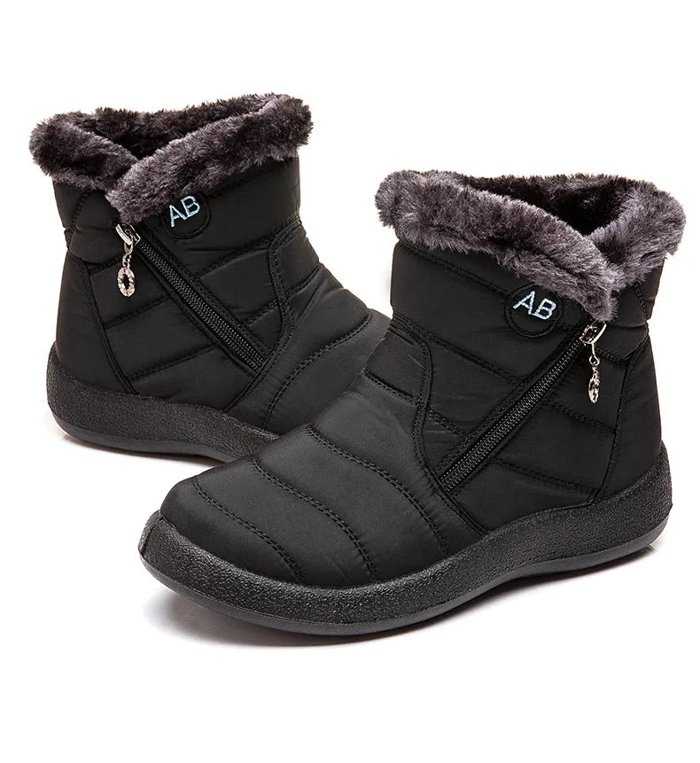 Women's Boots Women's Ankle Boots With Fur Winter