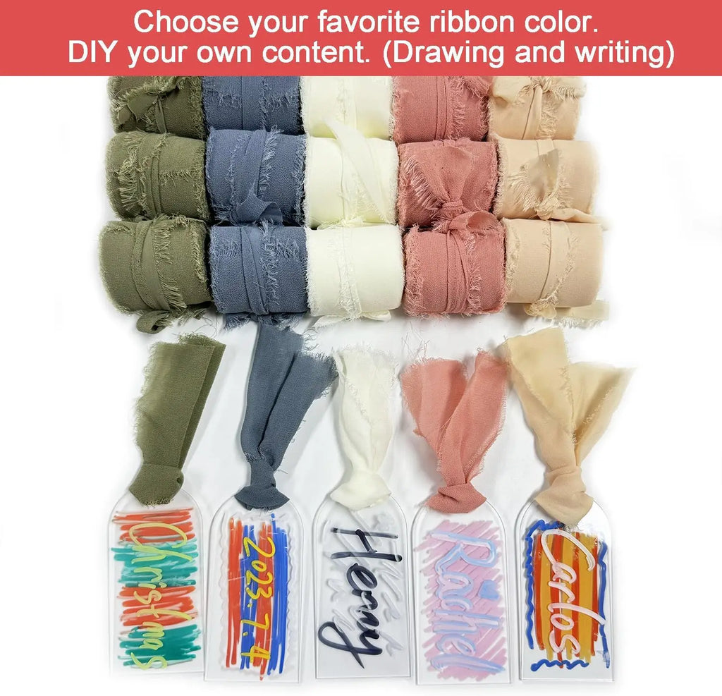 Tarjeta de lugar de boda de acrílico con arco de etiqueta de nombre de acrílico esmerilado, 10/20/50 piezas