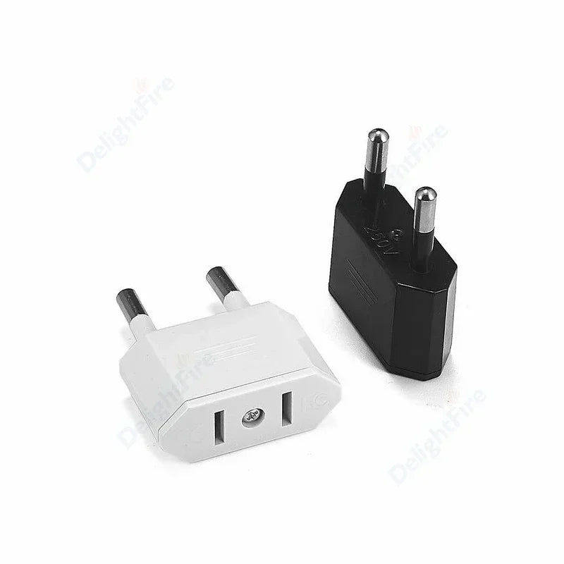 EU Adapter Travel Converter Adapter 1pcs electrical Adapter AC Electrical Socket Outlet