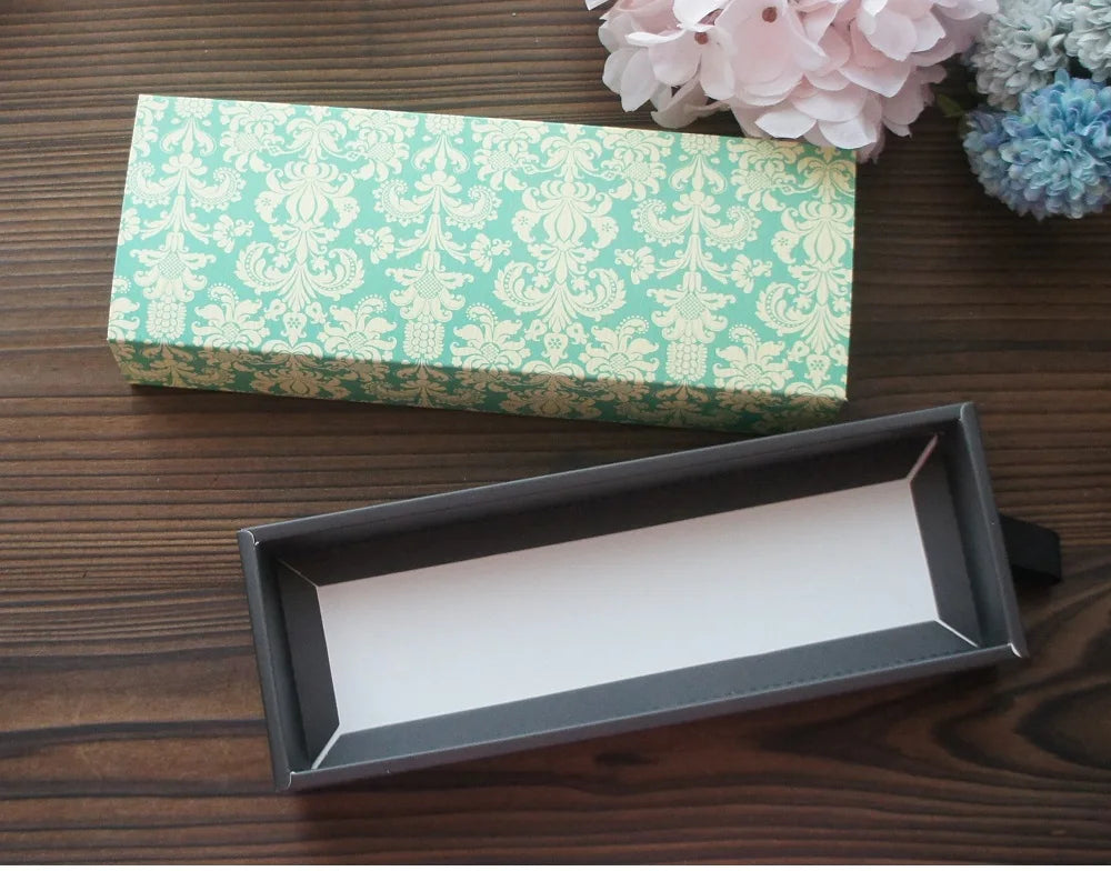 Elegant Blue Yellow Flower Pattern 3 Size 10 Set Gifts Packing