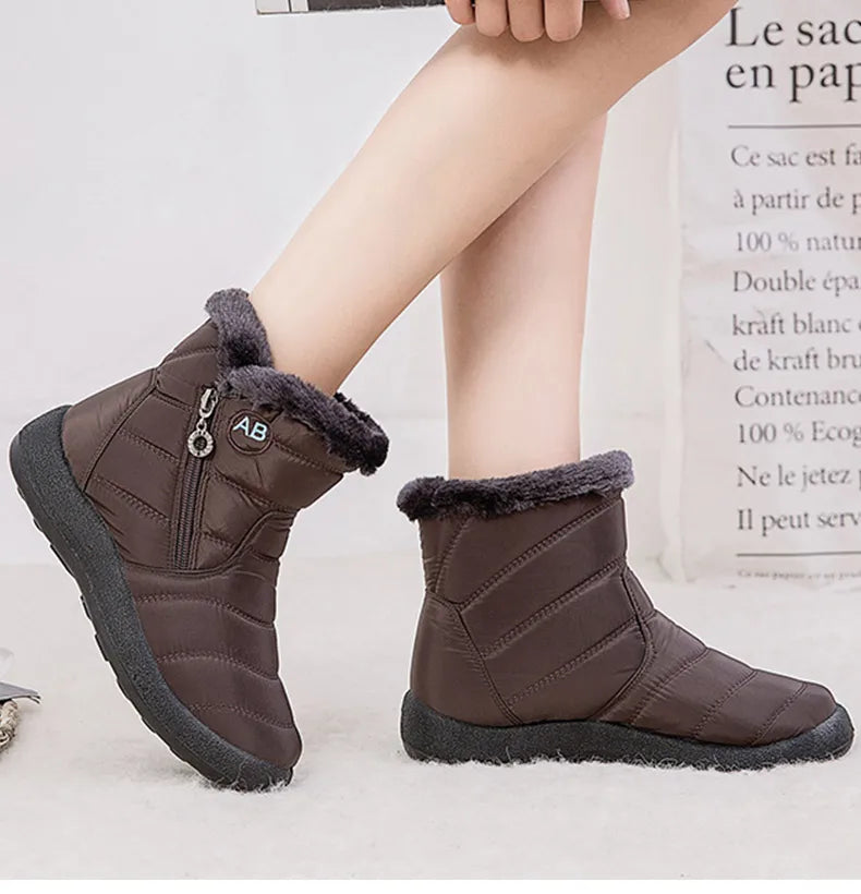 Women's Boots Women's Ankle Boots With Fur Winter