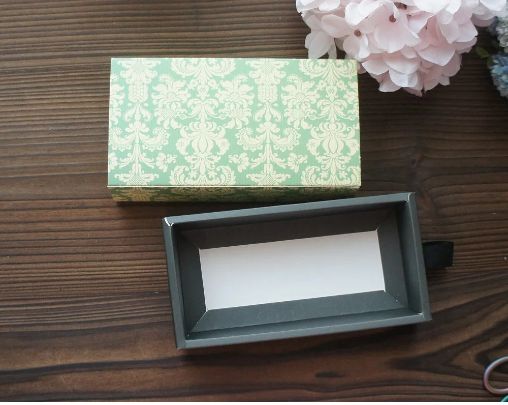 Elegant Blue Yellow Flower Pattern 3 Size 10 Set Gifts Packing