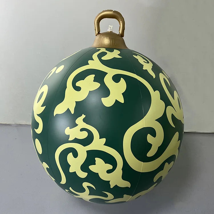 Palline di Natale - Gonfiabili da 60 cm in PVC per esterni.