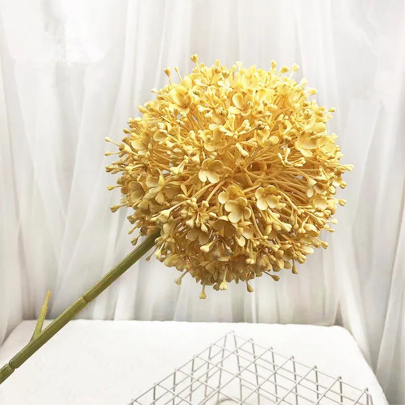 Grande ramo artificiale di cipolla colorata per sala da matrimonio, floreale, 75 cm.