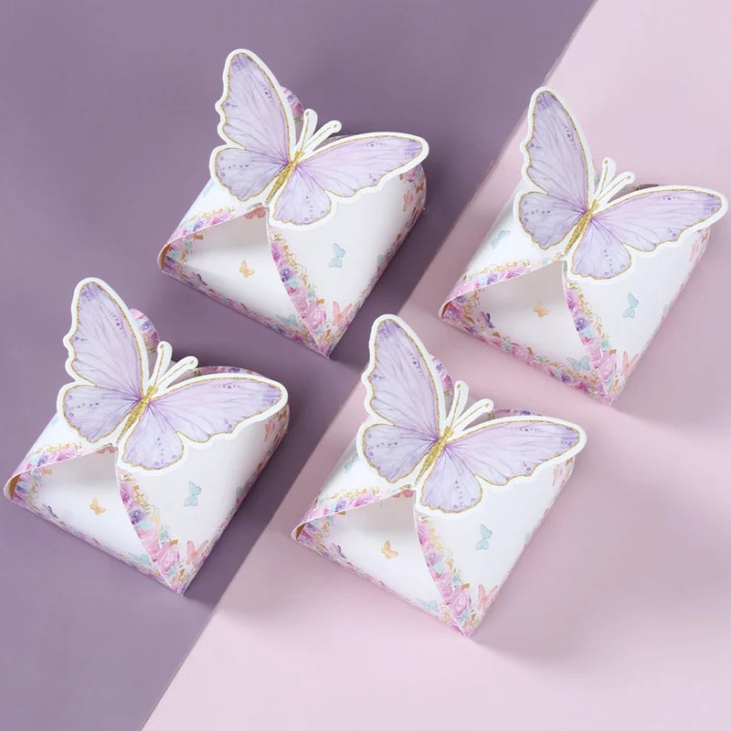 Gift Box Butterfly Paper Cut