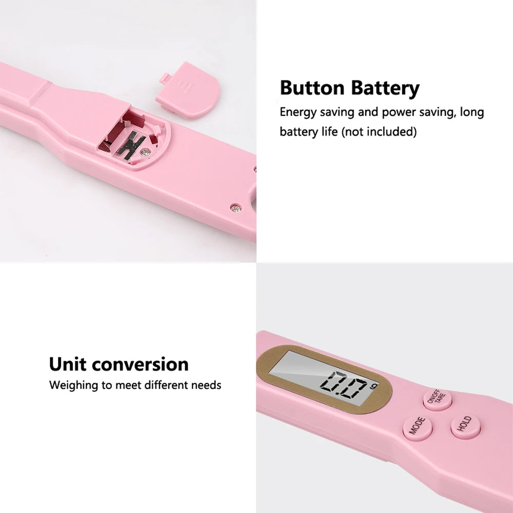 Mini bilancia digitale da cucina con cucchiaio, bilancia elettronica LCD per alimenti. Confezione singola o doppia.