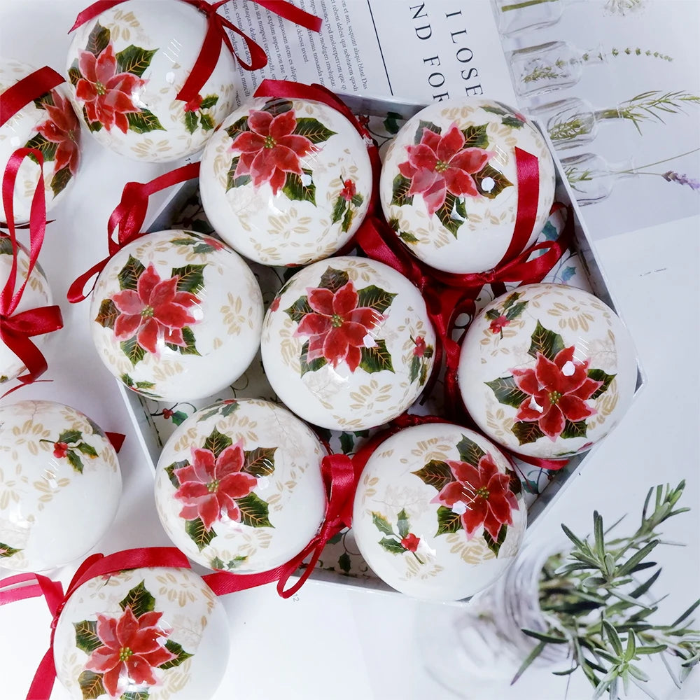 Bolas de Navidad, colgantes de Navidad, adornos para árbol, bolas multicolores, juego de decoraciones para fiestas en el hogar, Navidad, bolas de decoración navideña