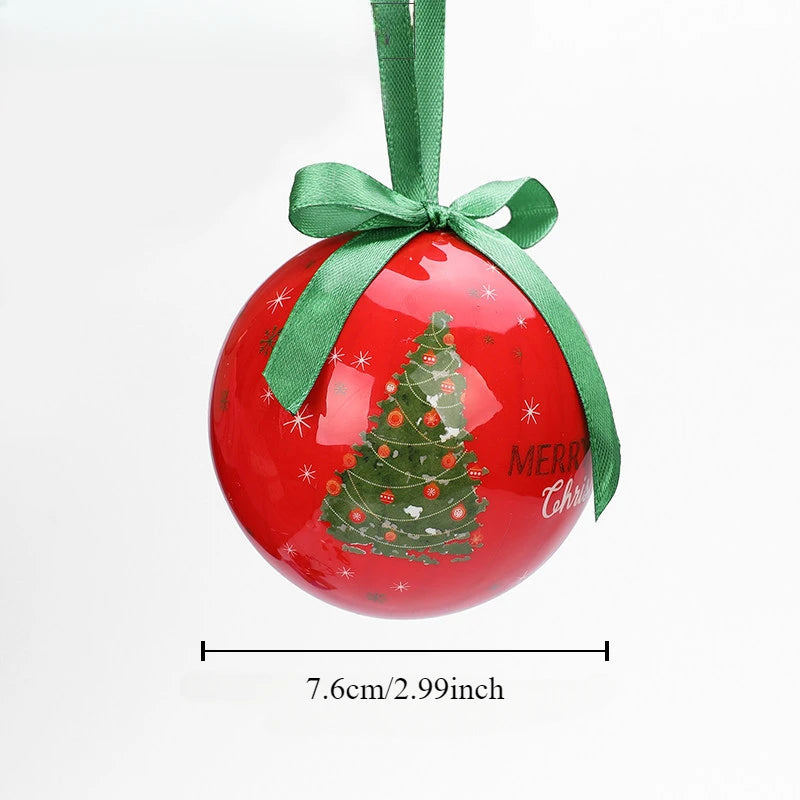 Colgante decorativo de bolas navideñas para el festivo árbol de Navidad.