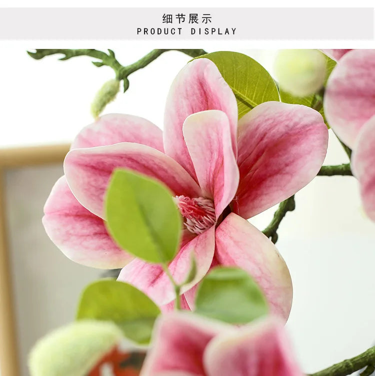 Magnolia Simulation Flower, Living Room Decoration Ornament Decoration.